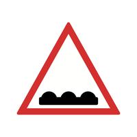 Vector Uneven road Icon