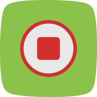 Stop Vector Icon
