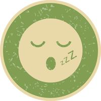 Sleep Emoji Vector Icon