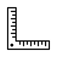 Angle Ruler Vector Icon