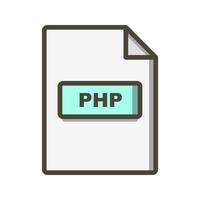 icono de vector php