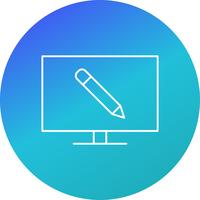 Online Education Vector Icon