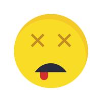 Dead Emoji Vector Icon