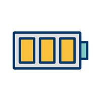 Full Battery Vector Icon