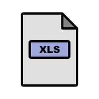 icono de vector xls