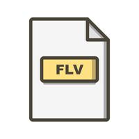 FLV Vector Icon