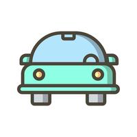 Icono de Vector de coche de dibujos animados