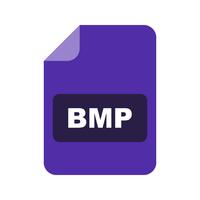 icono de vector bmp