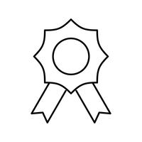 Icono de vector de premio