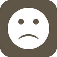 Icono de Vector de Emoji triste
