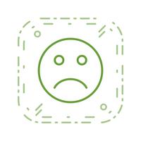 Icono de Vector de Emoji triste