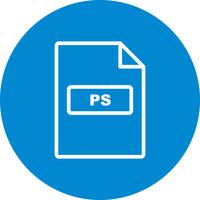 icono de vector ps