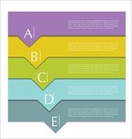 Plantilla de diseño moderno abstracto vector