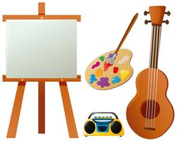 Different items for hobby vector