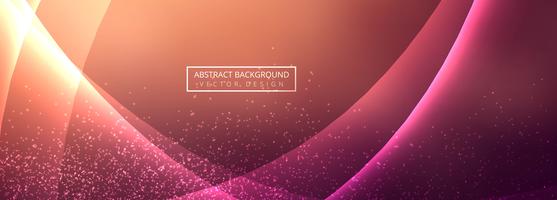 Abstract colorful shiny wave banner vector