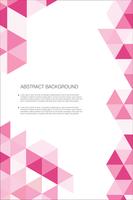 Abstract geometric design background template vector