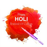 Vector illustration of Holi celebration card background