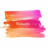 Beautiful watercolor colorful strokes background vector