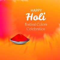 Vector illustration of Holi celebration card background