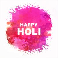 Indian festival Happy Holi celebrations with colors vector