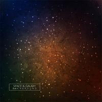 Galaxy in space beauty of universe colorful background vector