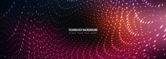 Abstract technology banner template vector