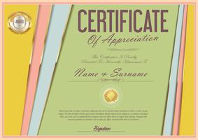 Certificate vector