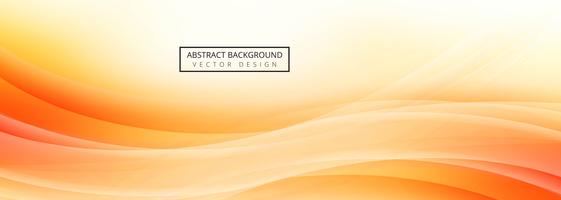 Abstract wave banner template design vector