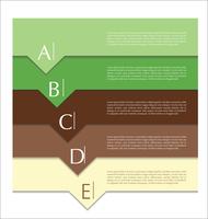 Plantilla de diseño moderno abstracto vector