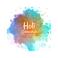 Feliz Holi Indian festival de primavera de colores de fondo vector