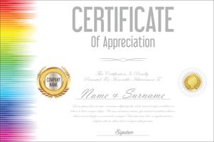 Certificado vector