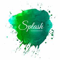 Elegant watercolor colorful splash vector 