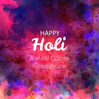 Happy Holi Indian spring festival of colors background vector