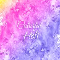 Indian festival Happy Holi celebrations with colors vector