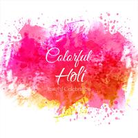 Happy Holi Indian spring festival of colors background vector