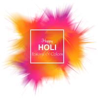 Feliz Holi festival celebración colorido fondo vector