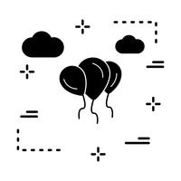vector baloons icon