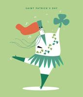 Saint Patrick39s day concept illustration vector