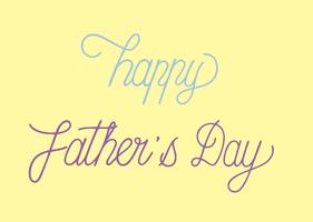 Happy father39s day typography design illustration vector