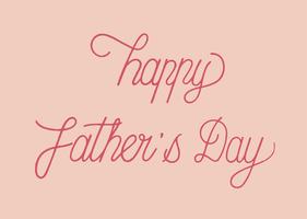 Happy father39s day typography design illustration vector