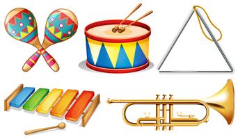 Musical instruments vector