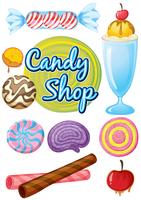 Candy shop vector
