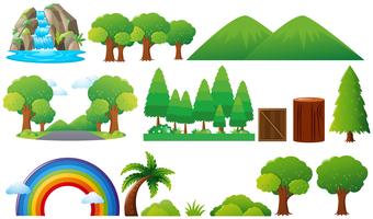 Mountain Tree Vector Art, Icons, and Graphics for Free Download