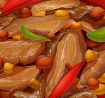 A Close Up of Healthy Food vector