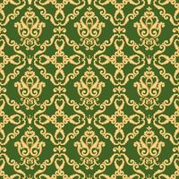 Seamless damask pattern.  vector