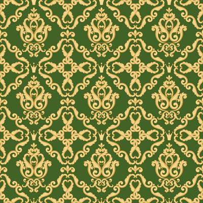Seamless damask pattern. 