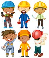 People doing different types of jobs vector