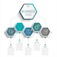 Infographic for business. vector
