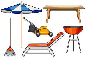 Outdoor objects vector