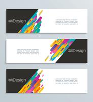 Banner web para su diseño, plantilla de cabecera. vector